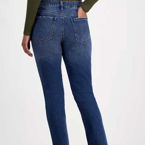 Tinsetown HiRise Slimstraight Blue Jeans Size 1 NWT Retails $42 - Picture 9 of 9